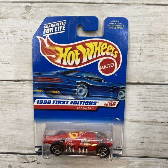 1998 Hot Wheels First Editions Lakester #647-red Paint - Etsy