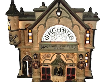Department 56 Dickens Village Theatre Of The Macabre 58706 Halloween