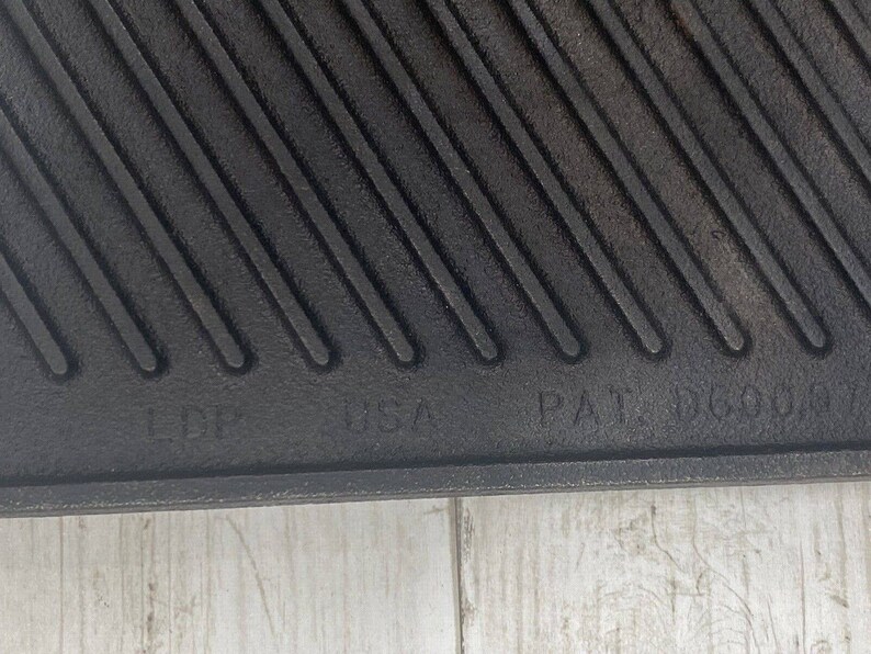 Vintage LODGE Cast Iron Reversible Griddle Grill 16.5 X Etsy