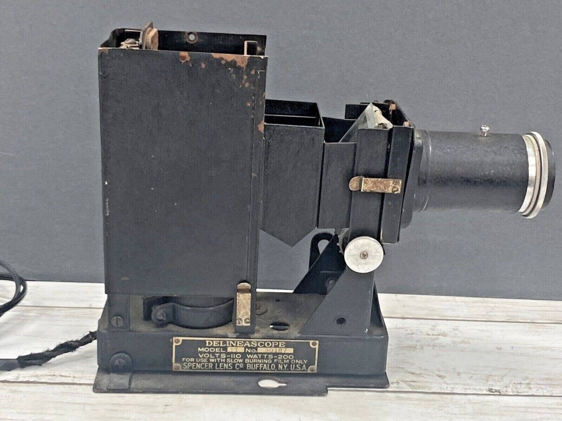 Antique Delineascope IT Spencer Lens Co Buffalo NY in Metal Etsy