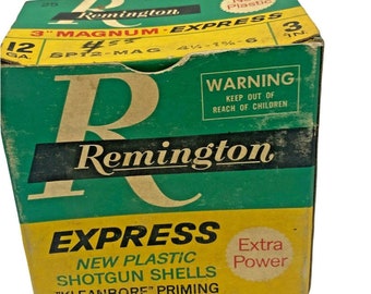12-Gauge Shotgun Shells Resin Trinket Box Remington Colt Winchester Hunting 