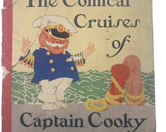 1926 The Comical Cruises Of CAPTAIN COOKY Children's Book Black Americana