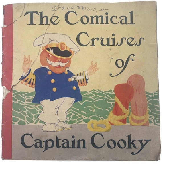 1926 The Comical Cruises Of CAPTAIN COOKY Children's Book Black Americana