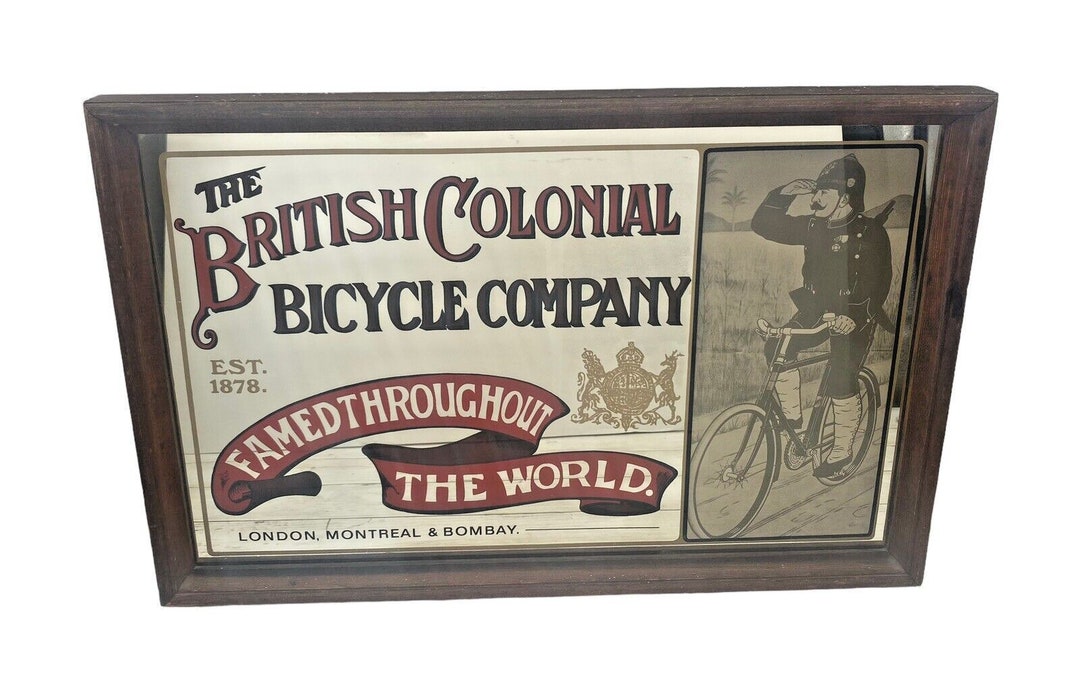 Vintage Advertising Mirror the British Colonial Bicycle - Il 1080xN.5262766971 H9s3