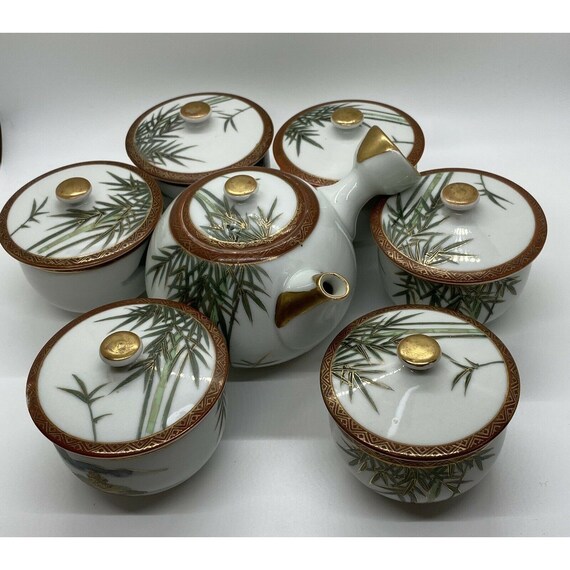 Home & Living Kitchen & Dining Mountains & Bamboo WGOLD TRIM Vintage