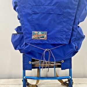Vintage Blue World Famous Everest #231 Hiking Backpack & Magnesium ...