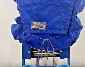 Vintage Blue World Famous Everest #231 Hiking Backpack & Magnesium Frame BLUE