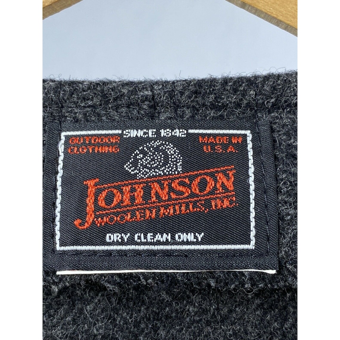 VINTAGE Johnson Woolen Mills Wool Vest Mens Sz 4XL GREY USA | Etsy