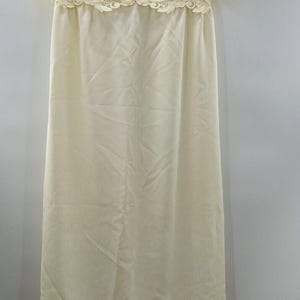 Vintage ILGWU Ivory Embellished Victorian Wedding Dress With 90&quot; Veil