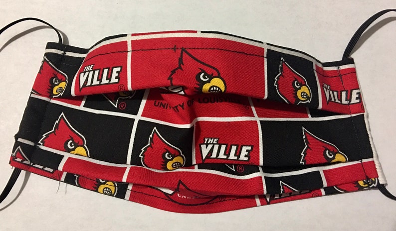 University of Louisville Cardinals face mask with filter | Etsy