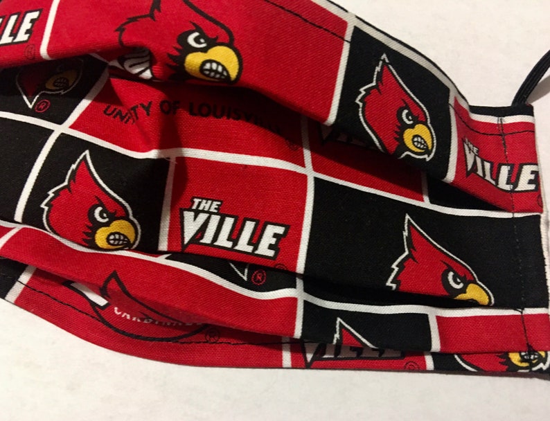 University of Louisville Cardinals face mask with filter | Etsy