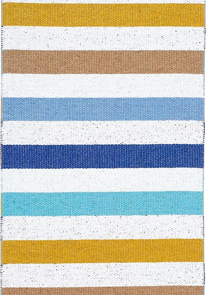 Cabin Rug Outdoor Rug Will last a lifetime Patio Rug Size: 28 x 40 Traditional Swedish Rug 19203-A100 Medium Blue Happy Rug