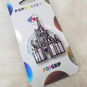 Holographic Disney Castle Inspired Popsocket