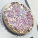 Rainbow pink Gemstone Druzzy Holographic Agate Geode Inspired Popsocket
