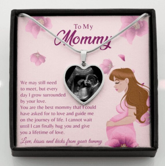 Baby Gift Ultrasound Necklace - Etsy