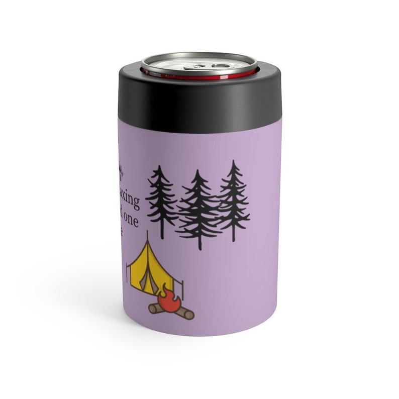 LADY CAMPING KOOZIE Girls Trip Camping Camping Can Holder Etsy