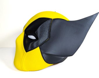 Maska Deadpoola z Wymiennymi Oczami | Opcja Hełmu Poolverine | Cosplay Deadpool