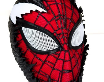 Spiderman - Venom Helmet with Venom - 3D Printed - Wearable Mask