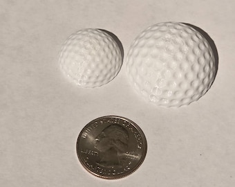 Demi-sphère de balle de golf imprimée en 3D - Craft Supply, différentes tailles et couleurs | Demi-balle de golf pour projets de bricolage