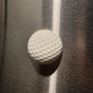 3D Printed Golf Ball Magnet - Unique Golf Gift & Decor
