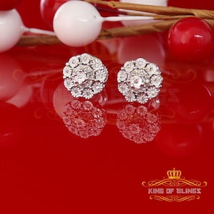 0.15ct Carat Diamond Stud Earrings for Women White Sterling Silver stud for men