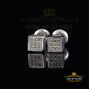 0.05ct Diamond Stud Earrings for Women White Sterling Silver stud for men