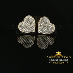Silver Iced out 0.33ct hip hop Men/ Women Diamond stud earring Sterling Silver