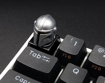 The Mandalorian Non-LED Keycap Resina hecha a mano Custom Artisan