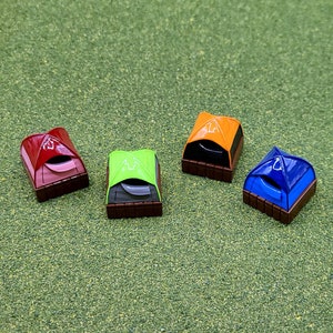 Camping Tent Backlit LED Keycaps Handmade Resin Custom Artisan