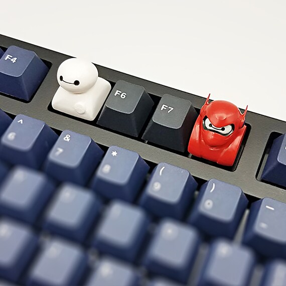 Big Hero 6 Baymax Keycaps Handmade Resin Custom Artisan