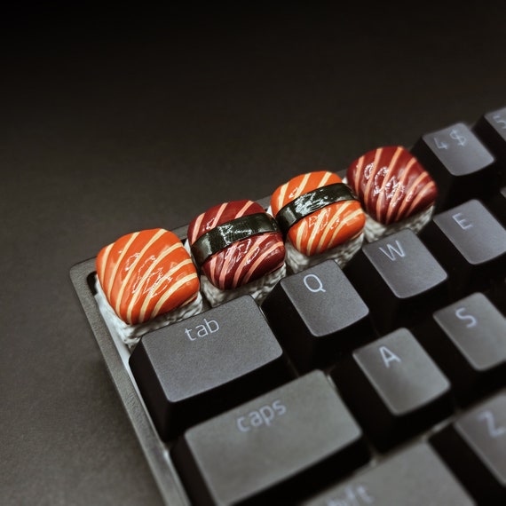 Handmade Esc Key Mechanical Keyboard Handmade Resin Sushi Esc Keycap ...