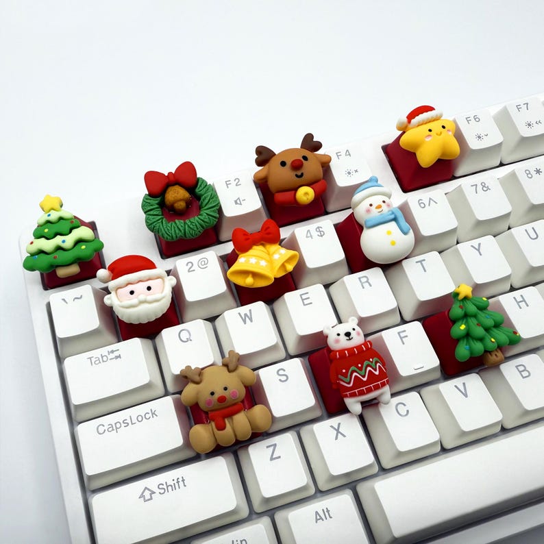 Christmas Keycaps OEM Profile Custom Artisan - Etsy