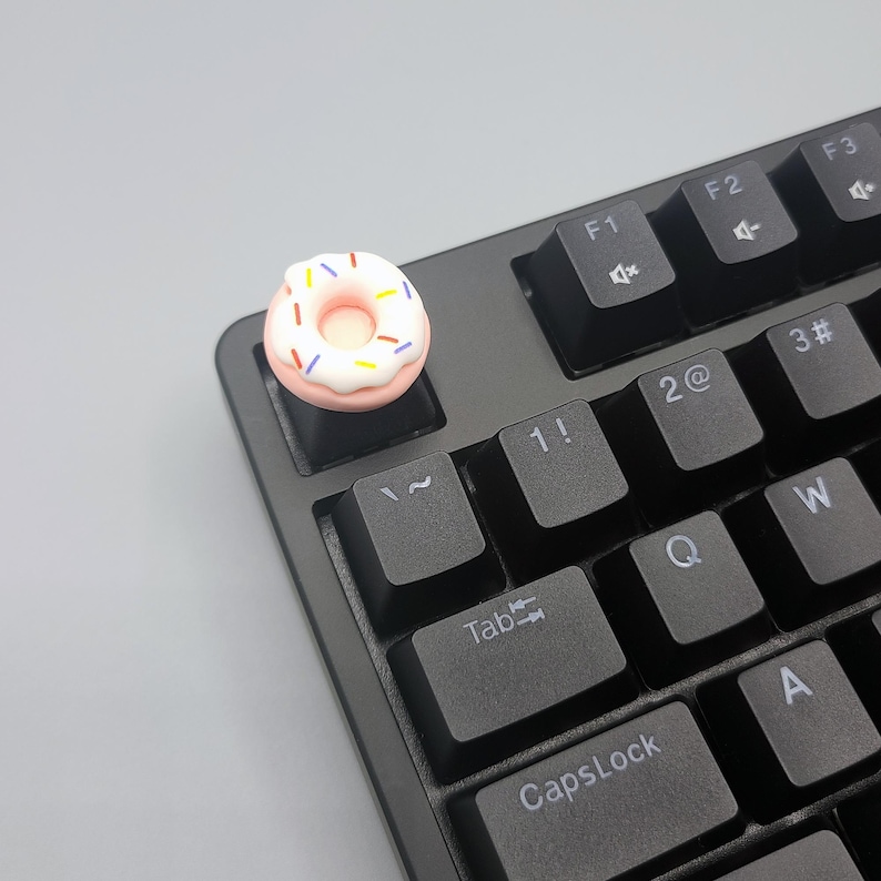 Layout R2 Donut Keyboard Donut Keycaps OEM Profile Custom Artisan - Etsy