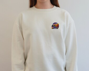 Daniel Ricciardo 2024 Embroidered Helmet Sweatshirt