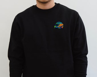 Fernando Alonso 2024 Embroidered Helmet Sweatshirt