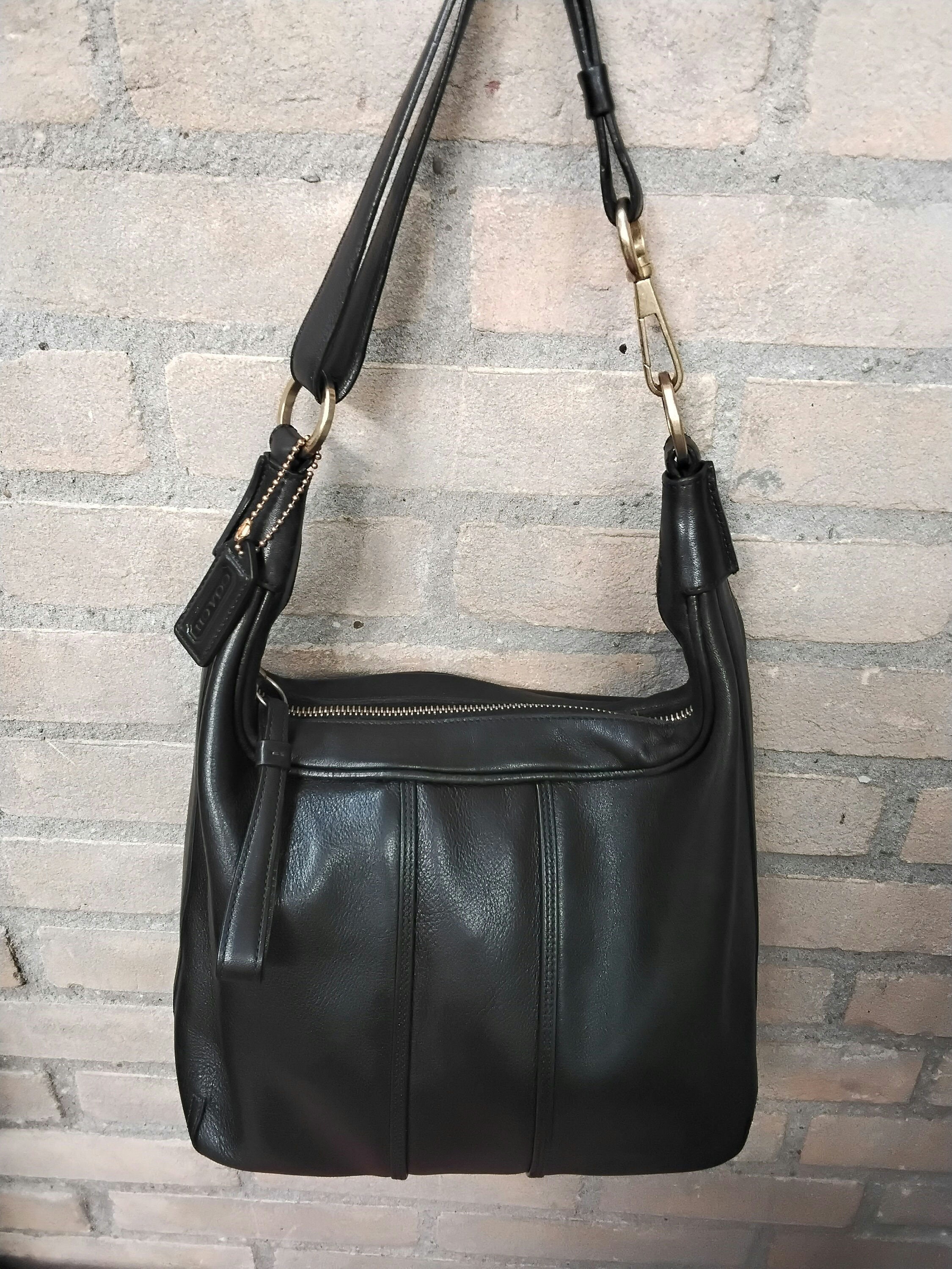 Soft leather coach handbags best sale