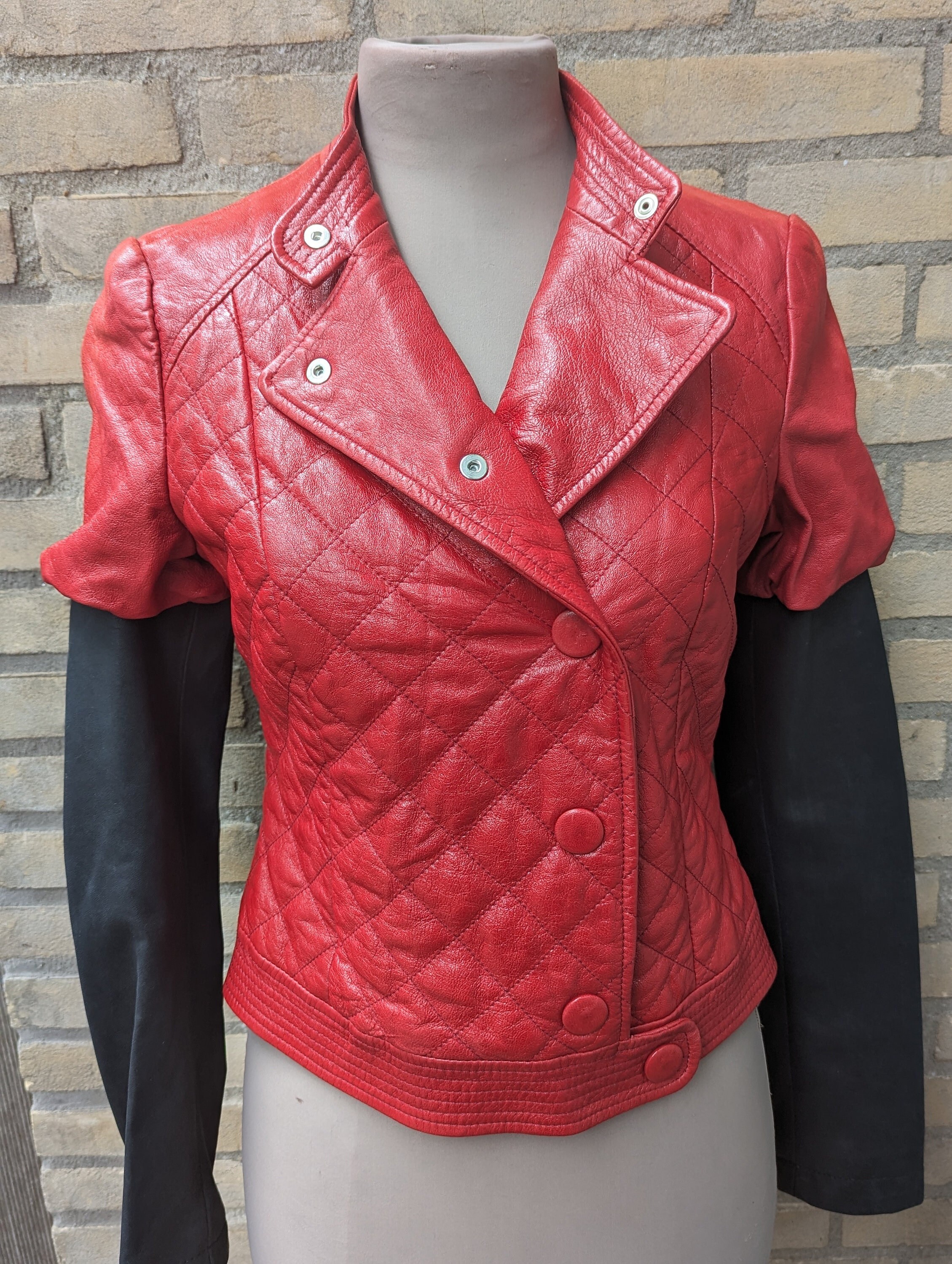 80s Cropped Leather Bomber Jackets Xs - Etsy 80s Cropped Leather Bomber Jackets Xs - Etsy