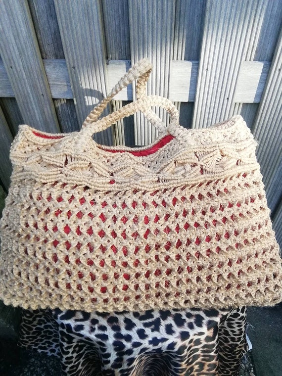 Macrame Jute Bag, S