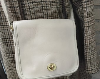 Vintage COACH beige crema Legacy turnlock Legacy stile 9096 borsa a tracolla borsa a tracolla una borsa come piccola borsa da regalo per tutti i giorni