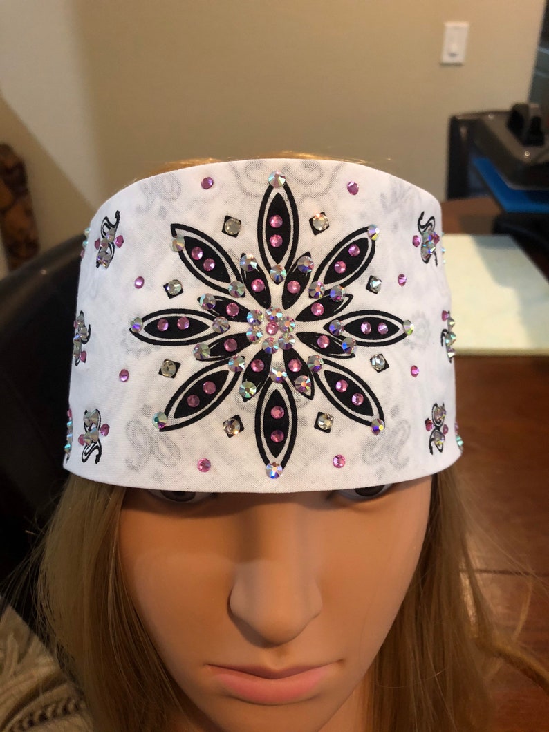 biker bandanas with bling