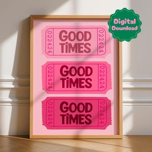Coole Leute leben hier Druck, digitaler Download, mutige Küche Poster, trendige helle Dekor, Wohnen, Typografie Zitate, Retro, Rosa, Schlafzimmer
