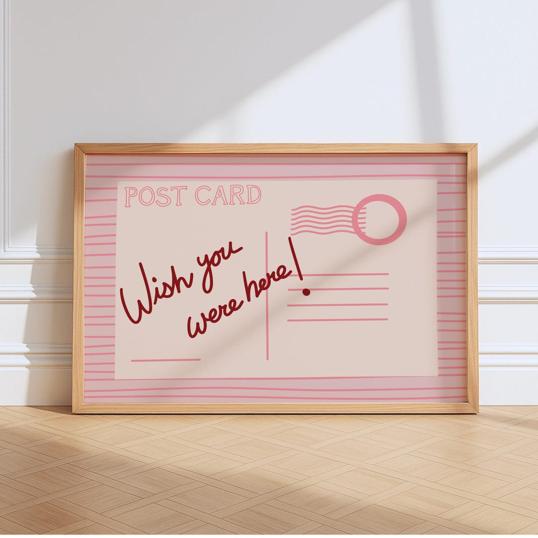 Image 2 for Wish You Were Here Postcard Template