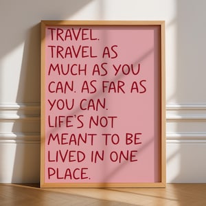 Impresión "La vida es corta", arte sin marco, pósteres llamativos para la cocina, decoración moderna y brillante, sala de estar, citas tipográficas, retro, dormitorio, pared navideña