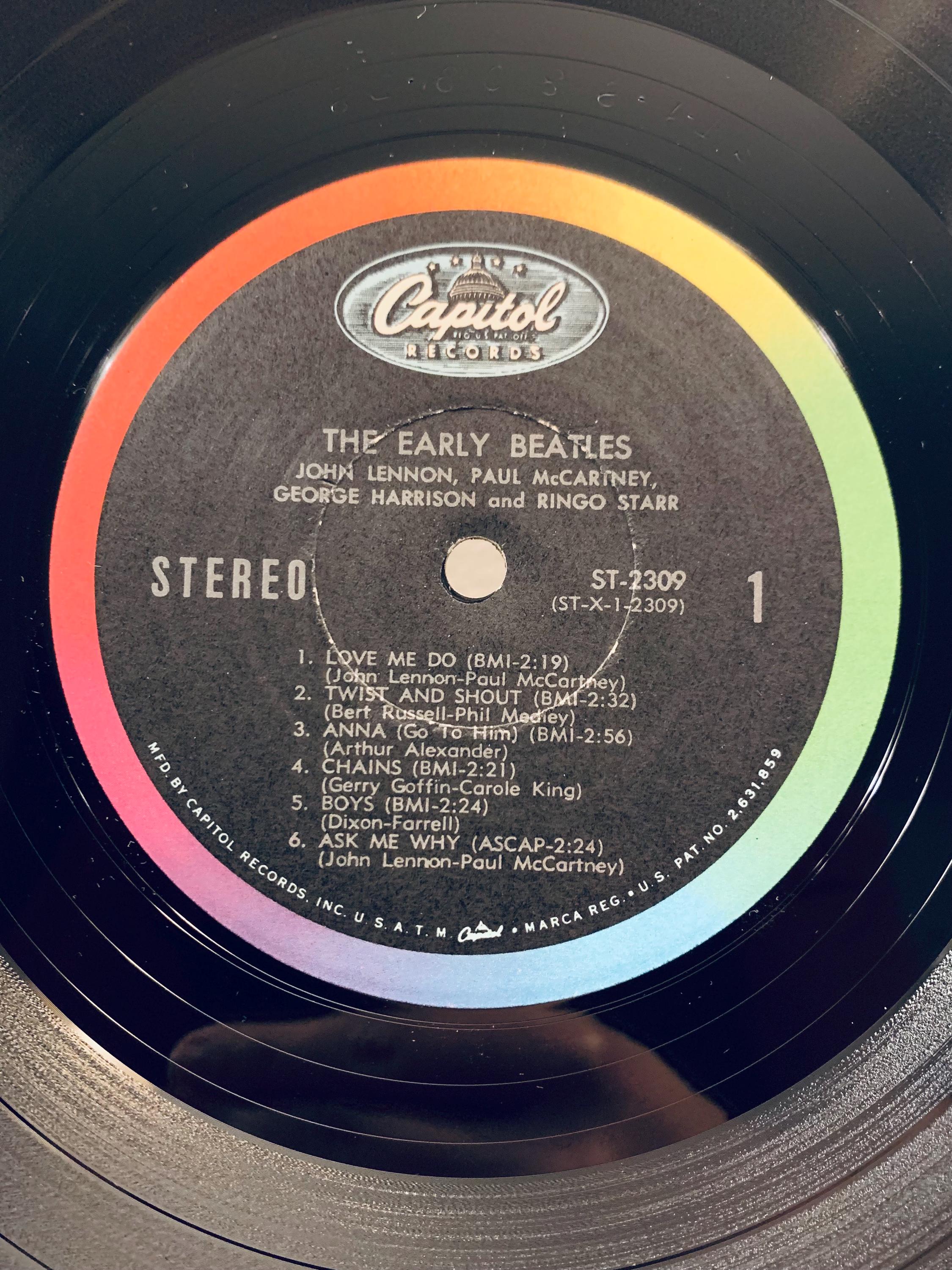 The Beatles - the Early Beatles, 1965 LP Record (NM) ST 2309 - Etsy