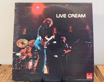 Cream - Live Cream, 1970 LP Record (EX) 2383 016, UK Pressing