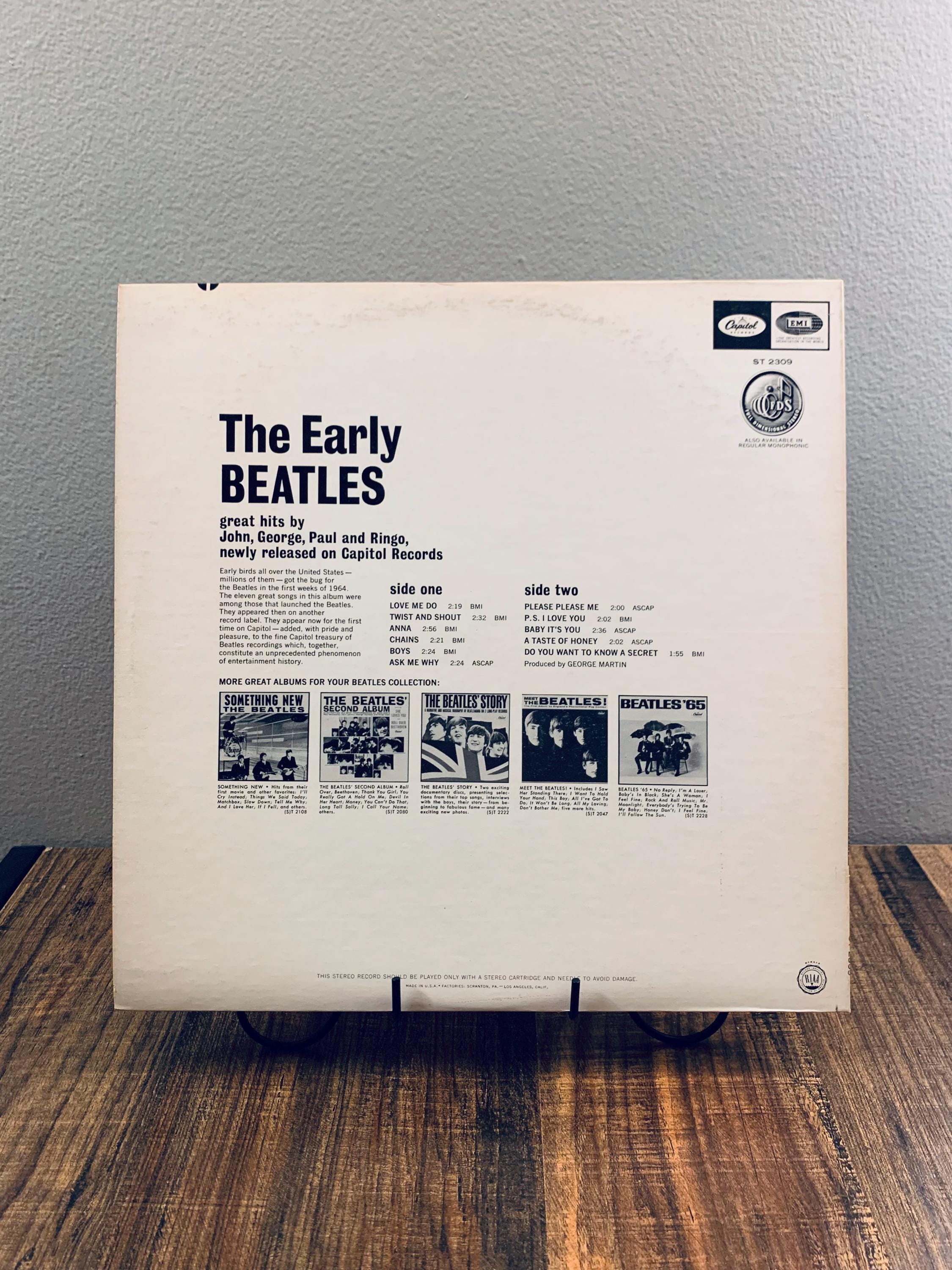 The Beatles - the Early Beatles, 1965 LP Record (NM) ST 2309 - Etsy