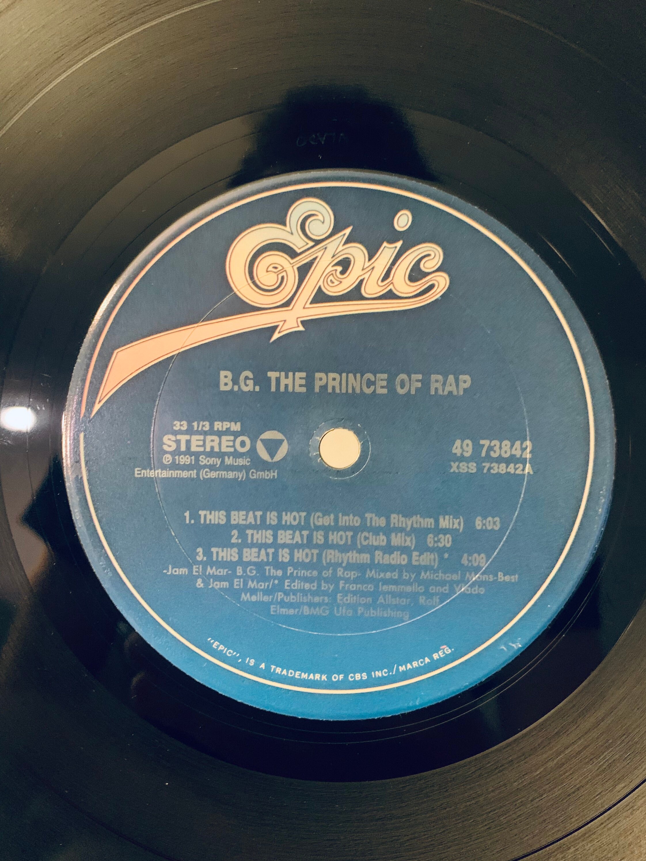 B.G. the Prince of Rap This Beat is Hot 1991 Vintage Vinyl - Etsy