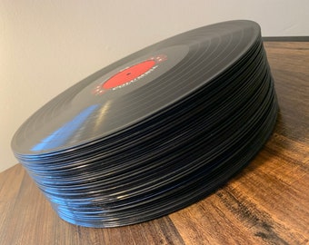 12” Records For Crafting, DIY, Decorating, Wall Art, Home Decor, Lots of 5, 10, 15, Etc