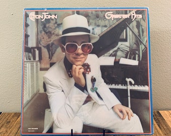 Elton John - Greatest Hits, 1980 LP Record (EX) Club Edition, In Shrink, MCA-5224