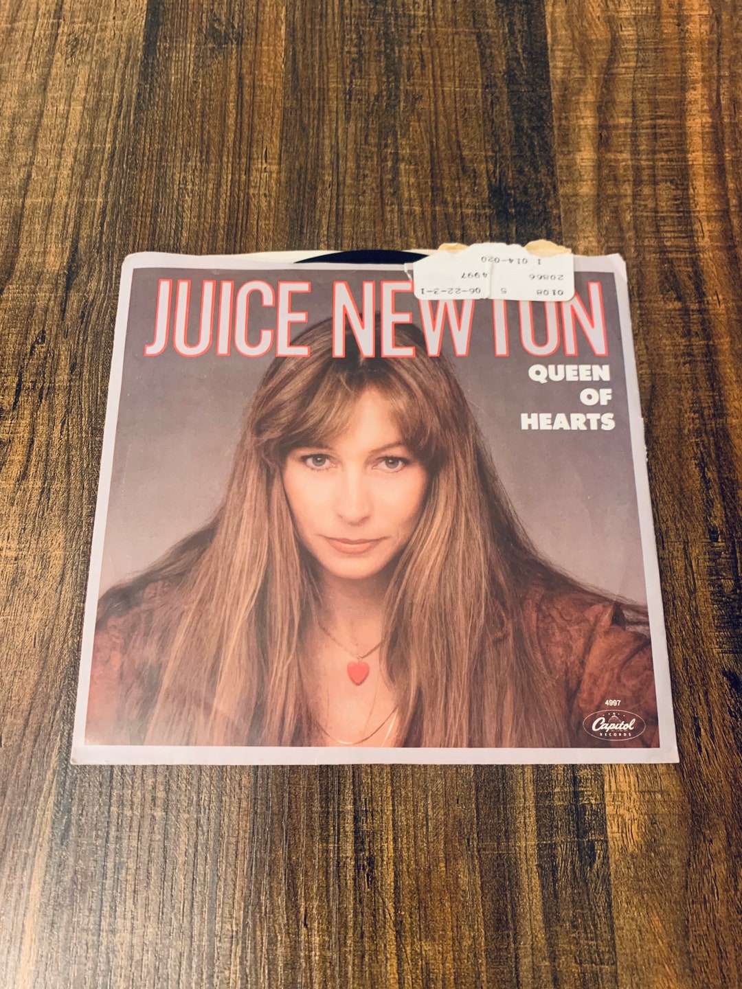 Juice Newton Queen of Hearts 1981 Vintage Vinyl 7 Record Etsy